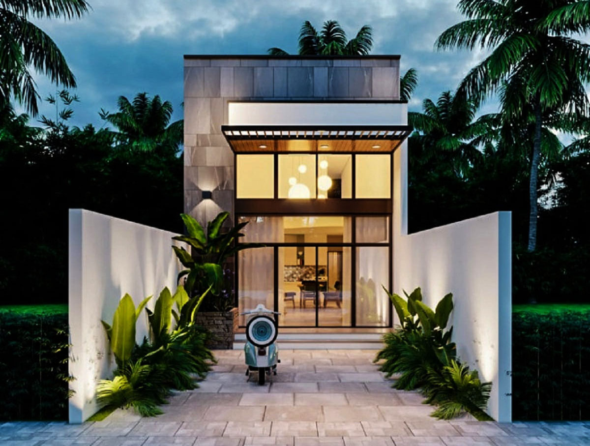 Mẫu nhà cấp 4 7x15m đơn giản vùng nông thôn