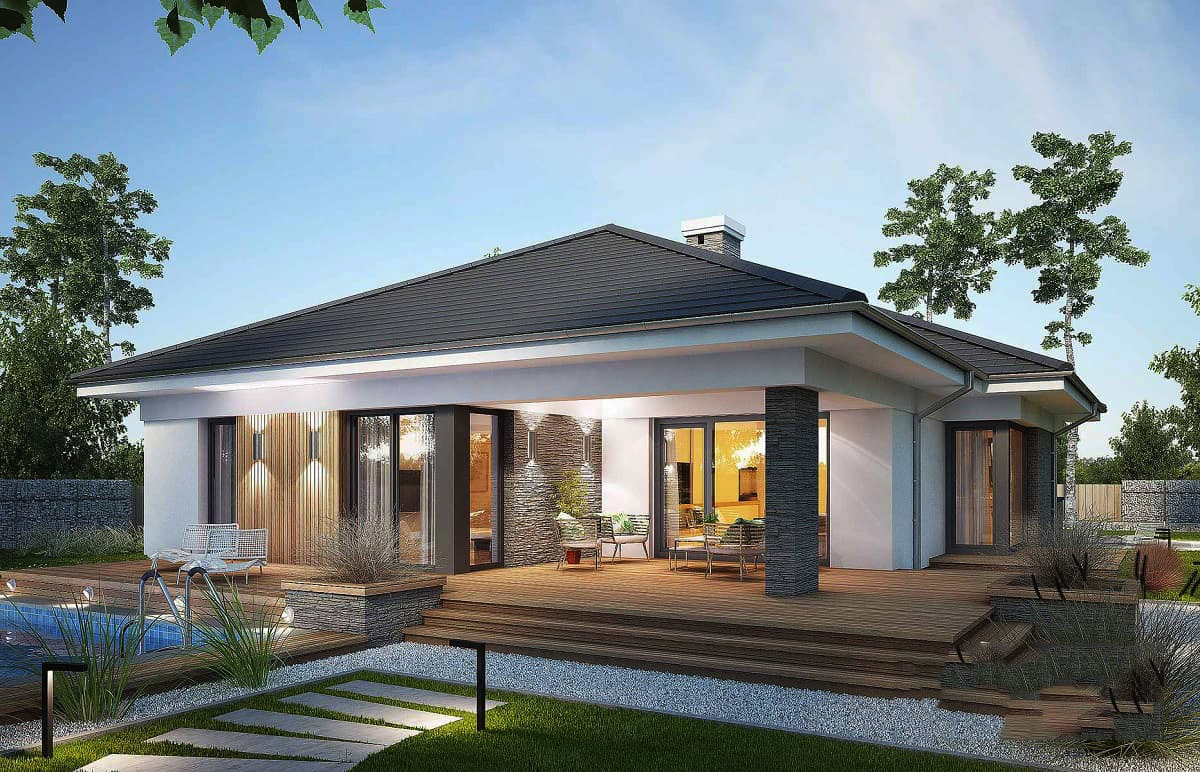 Thiết kế nhà đẹp 7x15m cho gia đình đông người