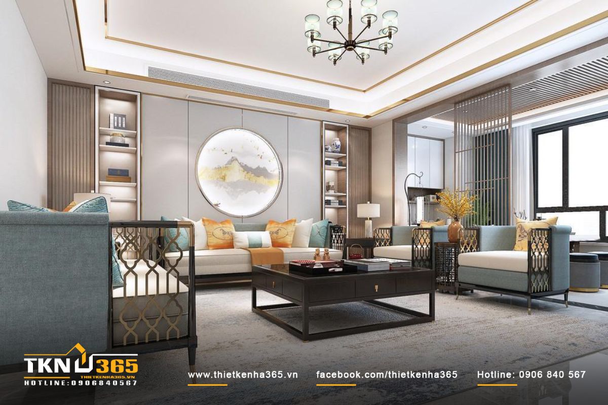 Bộ sofa hoa văn tinh xảo, mang đến sự sang trọng và nét đẹp truyền thống Trung Hoa