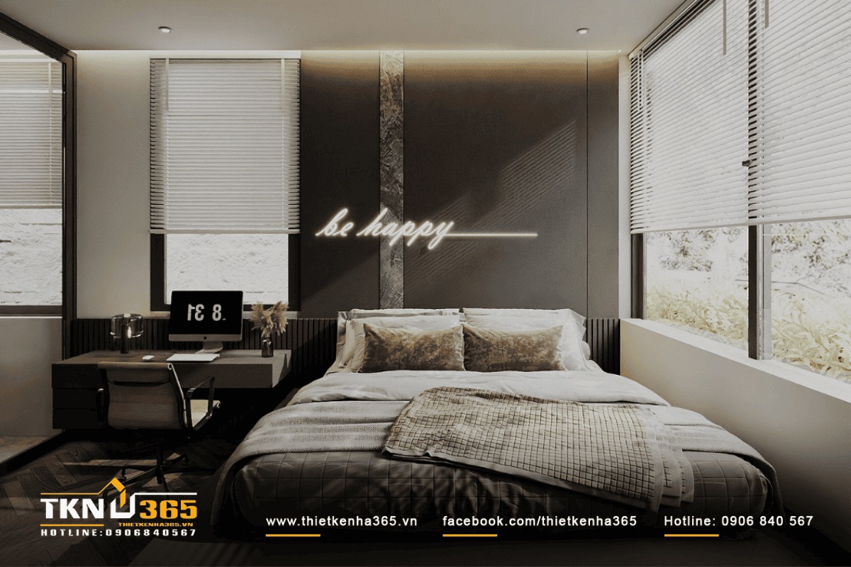 Phòng ngủ Master mang đến không gian rộng rãi và dễ chịu