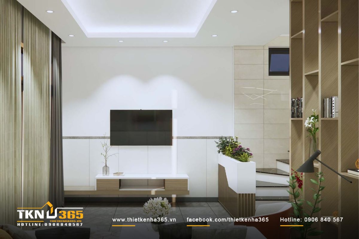 Không gian phòng khách đơn giản nhưng tinh tế, mang đến sự thoải mái và ấm cúng