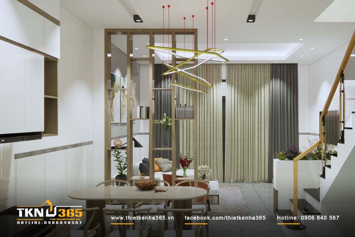 Gian bếp tiện nghi, gọn gàng, tối ưu không gian