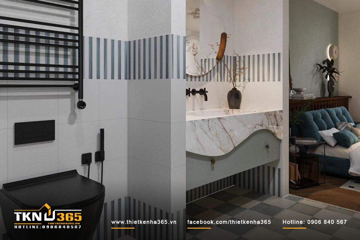 Các chi tiết trang trí đơn giản nhưng tinh tế, tạo điểm nhấn nhẹ nhàng