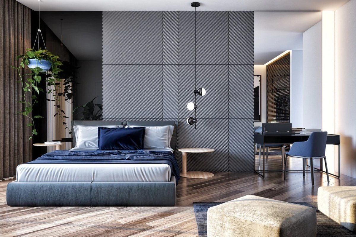 Phòng ngủ hiện đại đẹp đẳng cấp 30m2