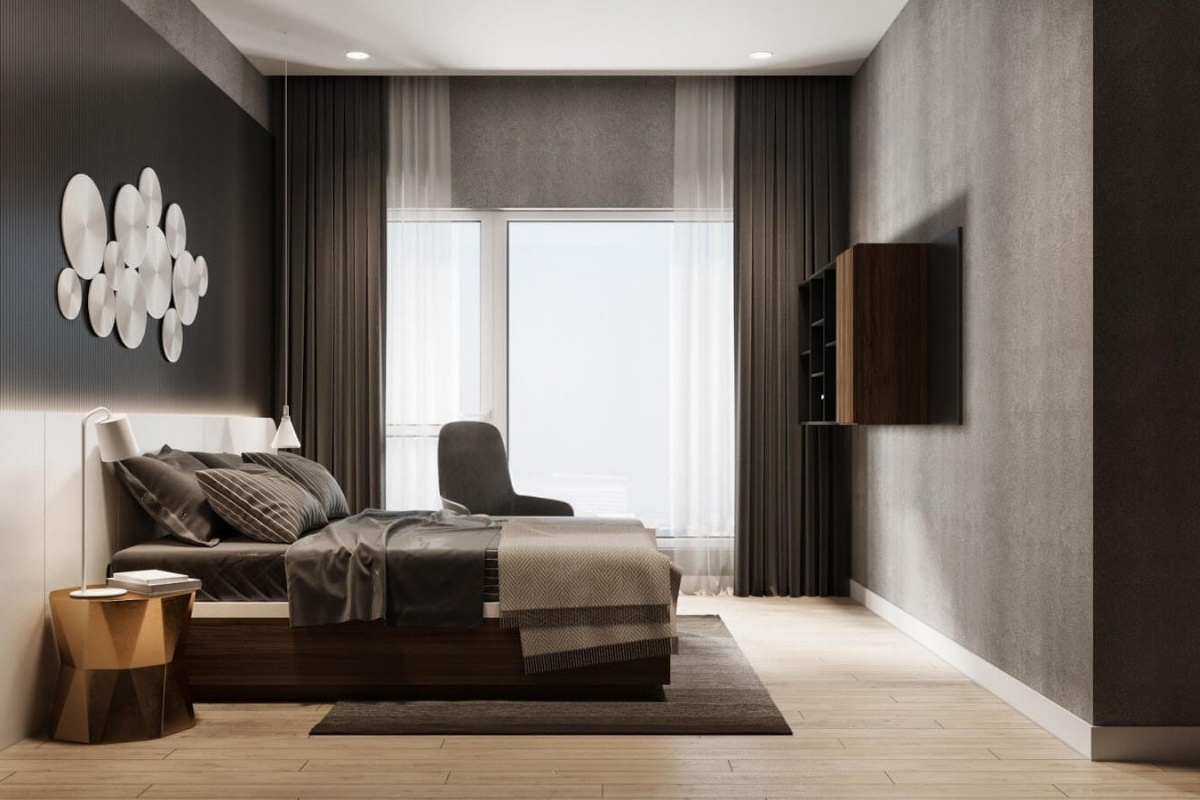 phòng ngủ phong cách Scandinavian