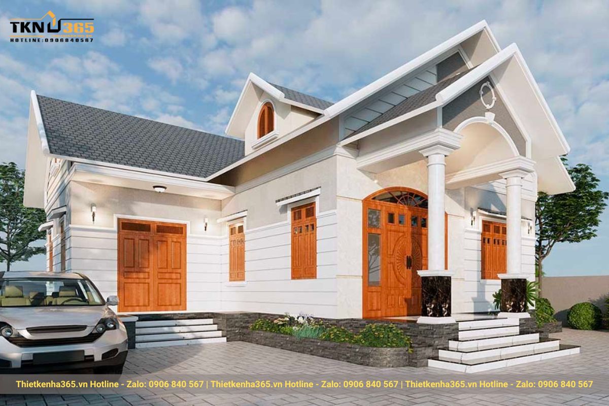 Phần sân rộng thỏa sức cho con trẻ chạy nhảy và vui chơi