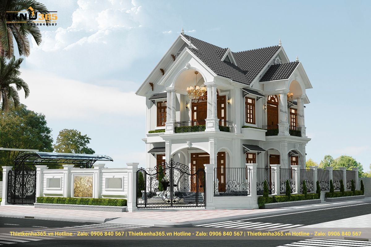 Hệ thống mái ngói vững chắc, có công dụng chống ẩm mốc và chống thấm