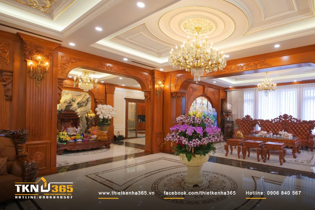 Nội thất sang trọng, hiện đại, hài hòa giữa các món đồ cổ điển và hiện đại