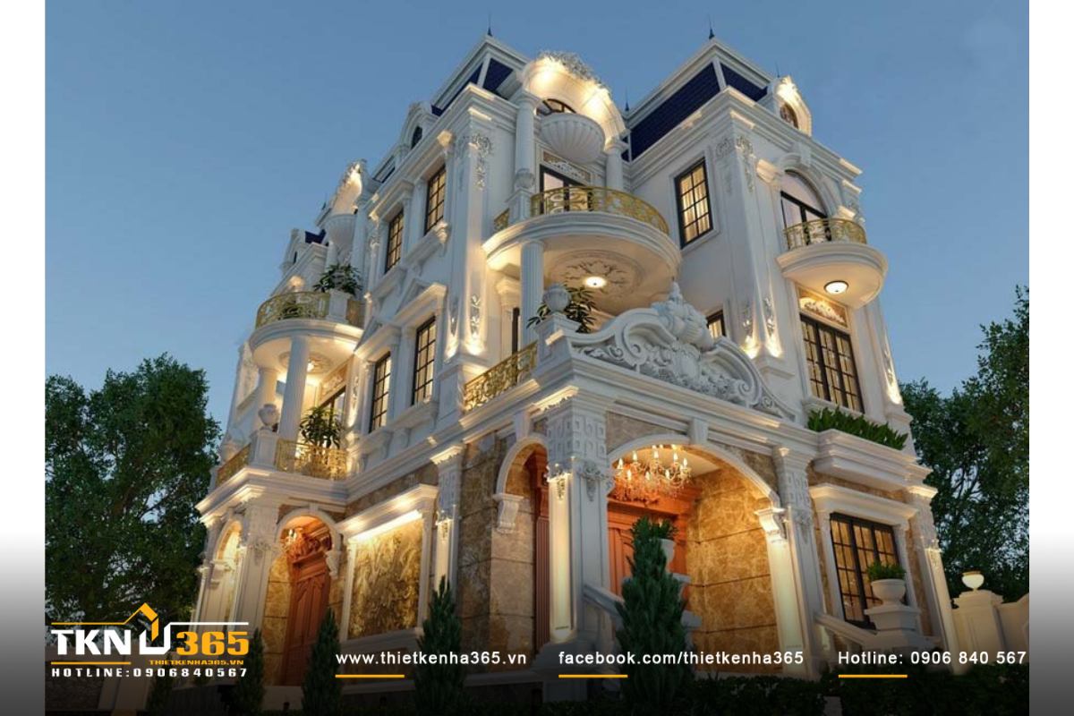 Cửa chính gỗ tự nhiên cao cấp màu nâu đỏ tạo nên vẻ quyền quý, tinh tế cho ngôi nhà