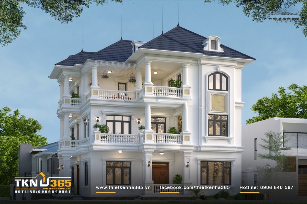 Thiết kế kiến trúc 3 tầng mái Nhật cổ điển khẳng định đẳng cấp của gia chủ