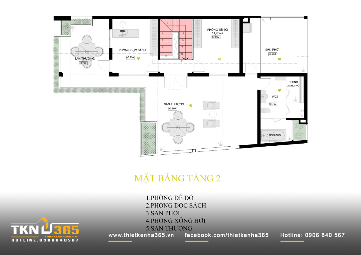 thiết kế nhà 2 tầng 4