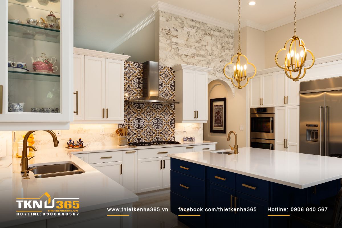 Nội thất phòng bếp sang trọng
