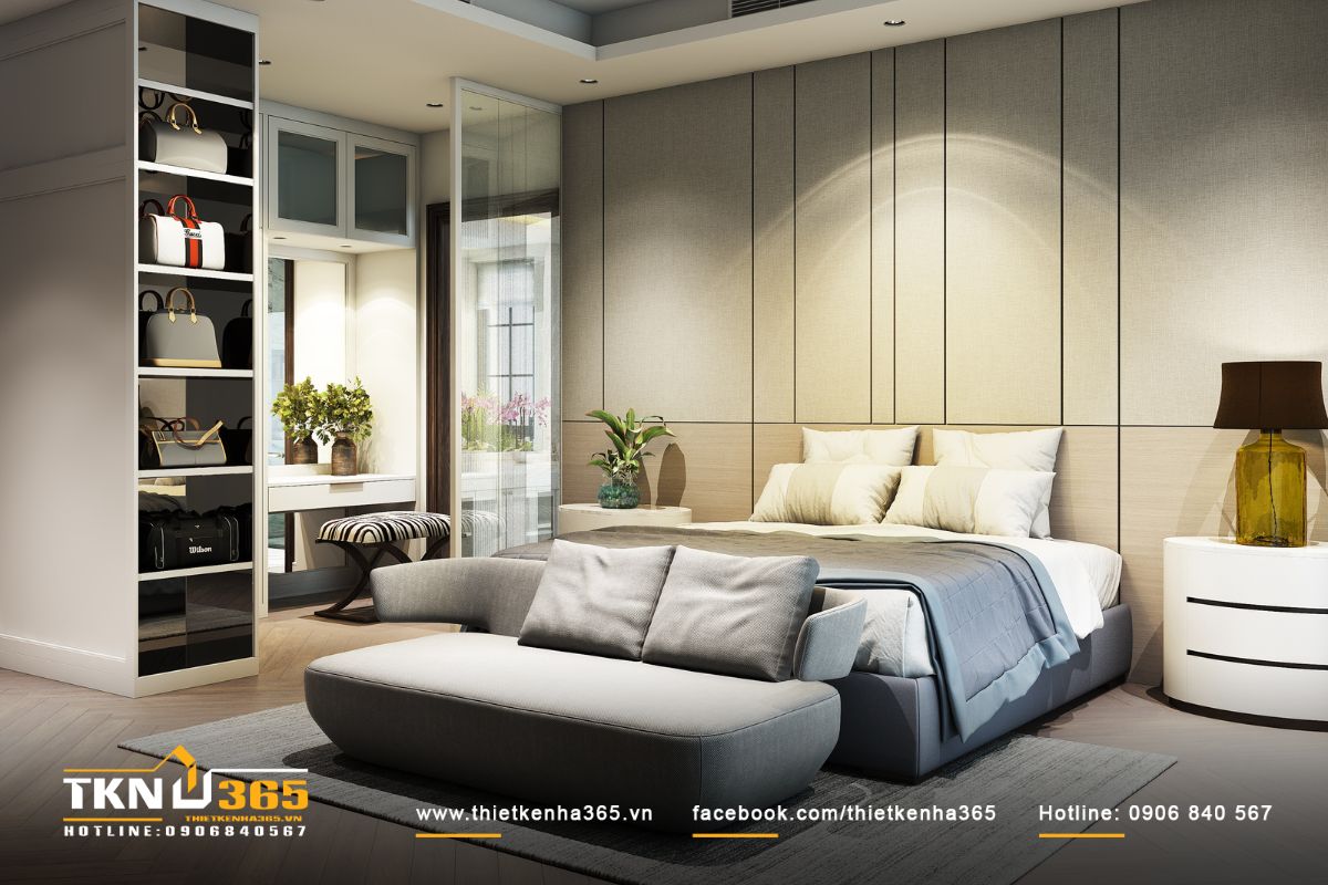 Nội thất phòng ngủ sang trọng