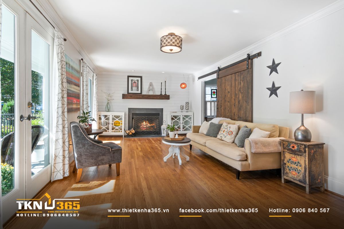 Không gian sinh hoạt chung đầy đủ tiện nghi