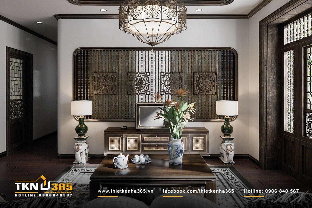 Thiết kế nội thất biệt thự phong cách truyền thống