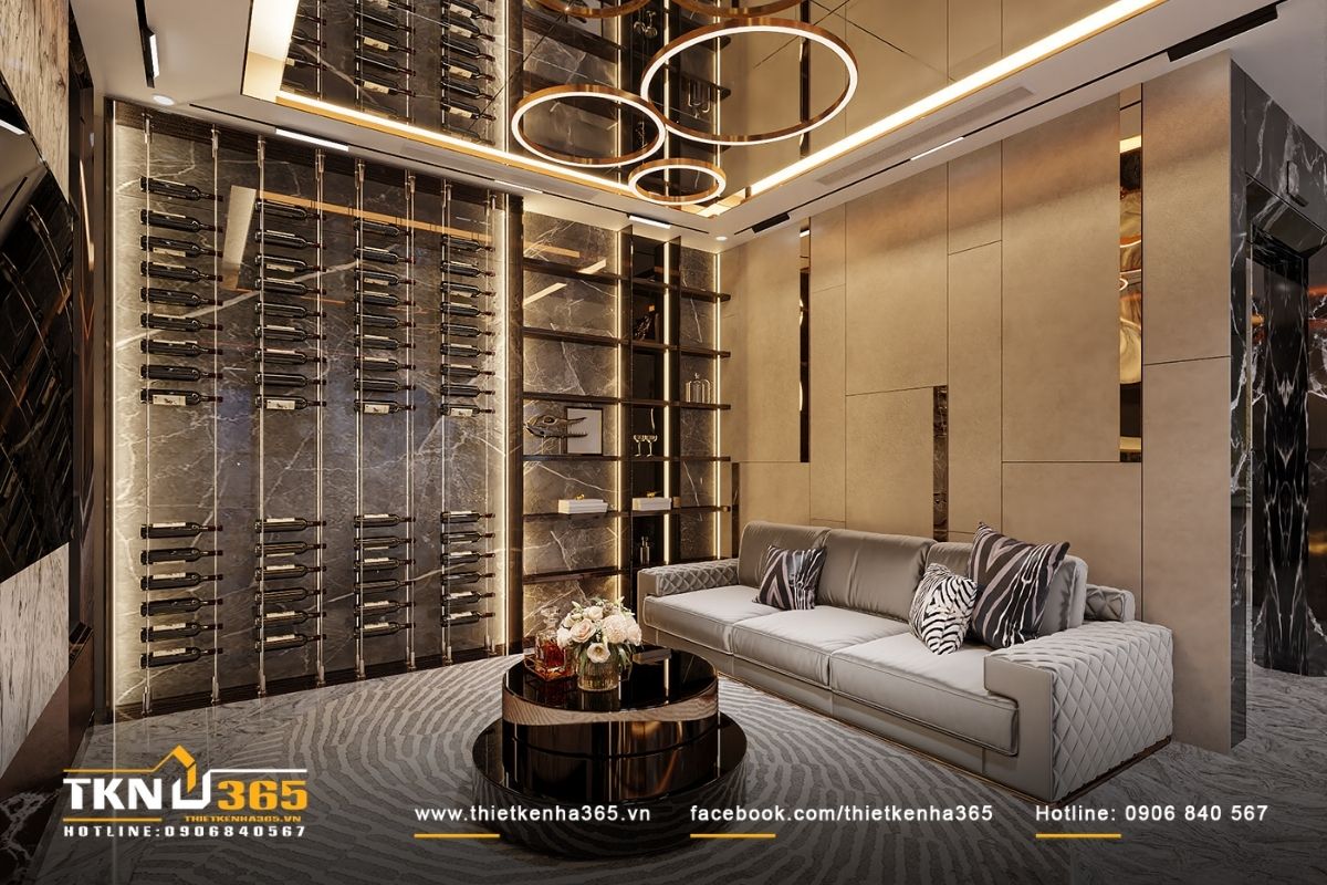 Phòng nghỉ trên lầu cũng phải tinh tế và sang trọng