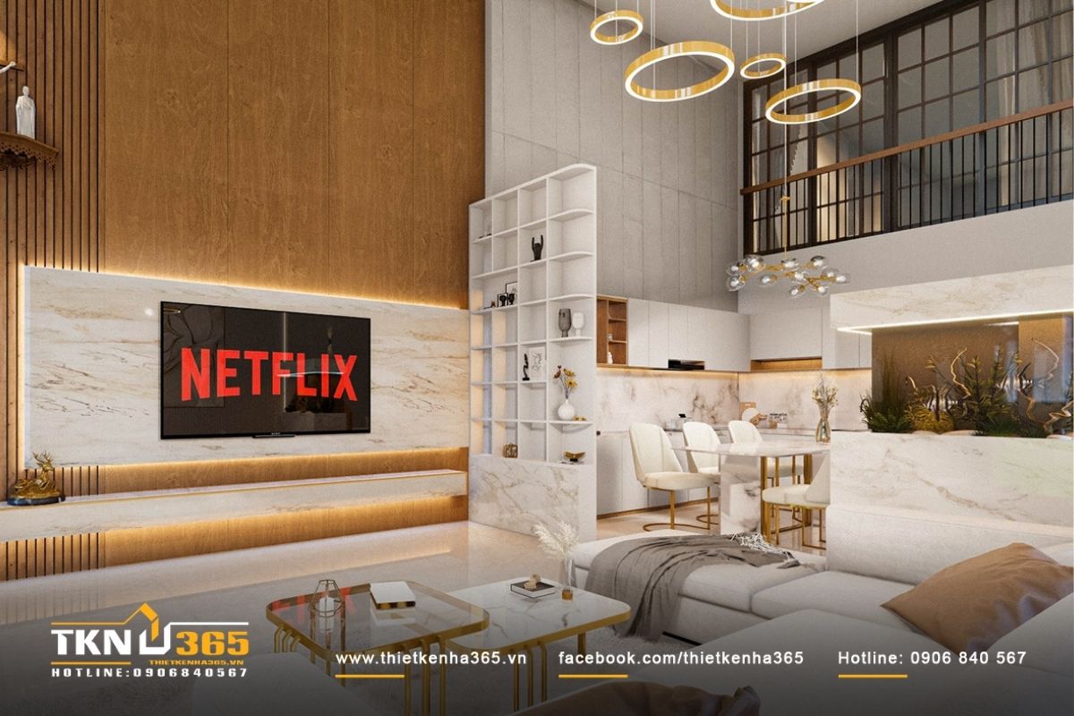 Thiết kế nội thất nhà phố phong cách Bắc Âu