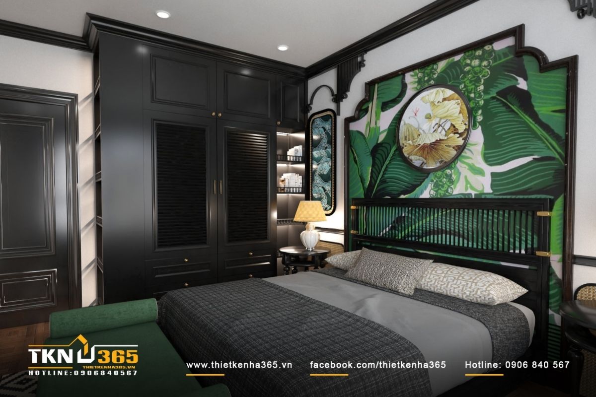 Căn phòng mang lại cảm giác ấm cúng