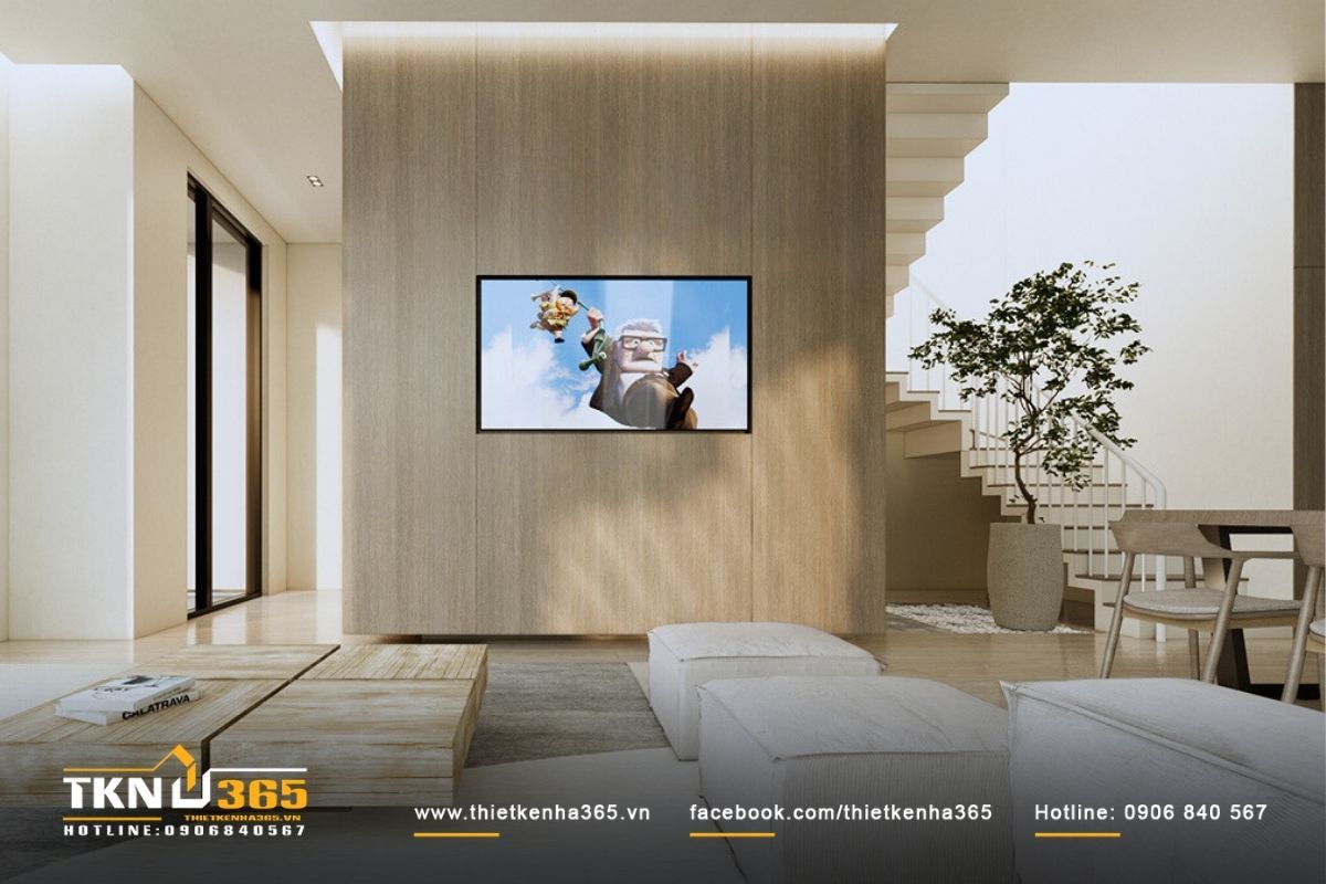 Thiết kế phòng khách rộng rãi