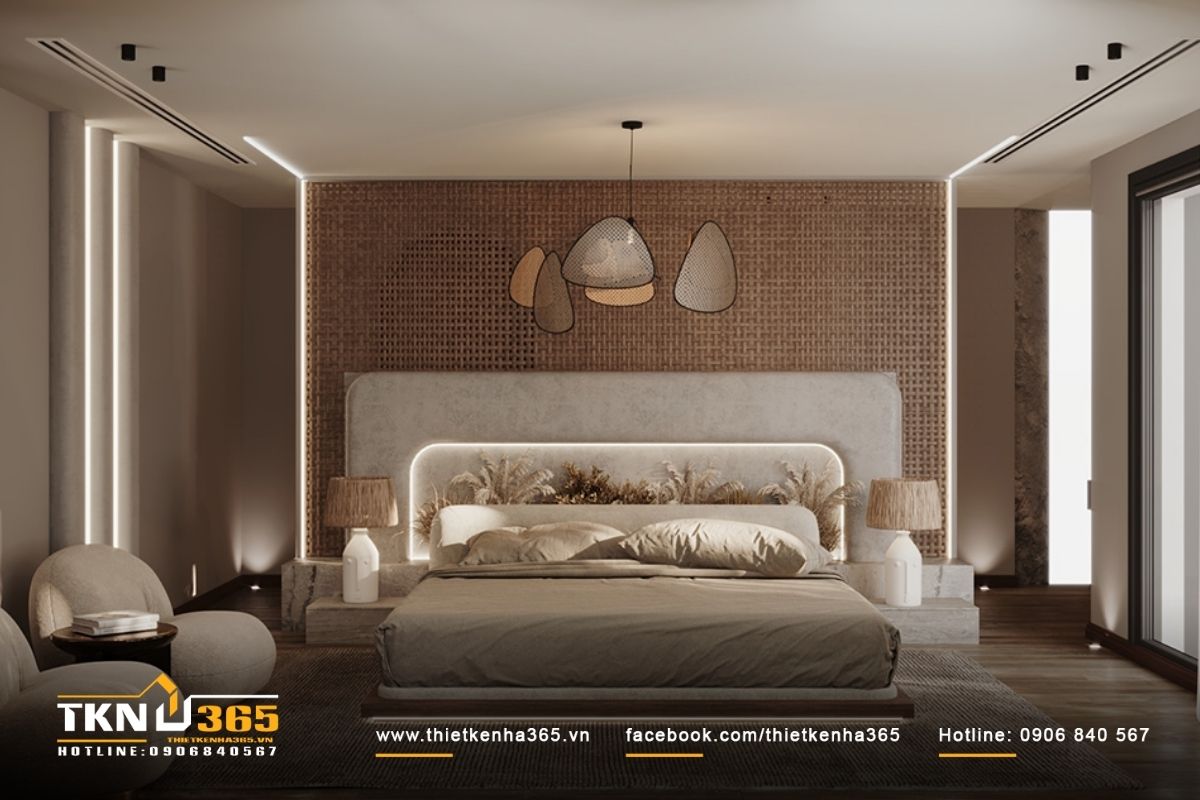 Kiến trúc sư đã tối giản nội thất bằng cách lựa chọn các vật dụng cần thiết với chức năng riêng biệt