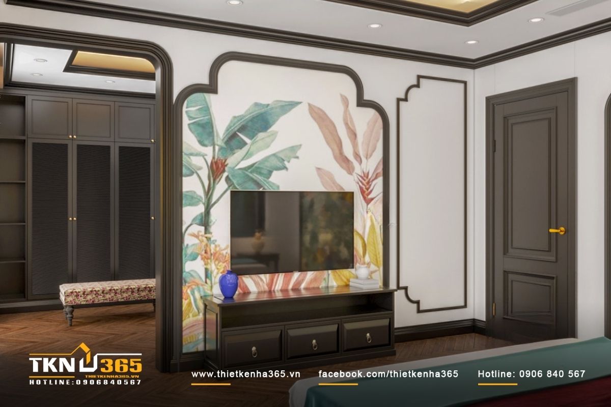 Phòng được phân chia hợp lý, tạo ra các không gian sử dụng riêng tư