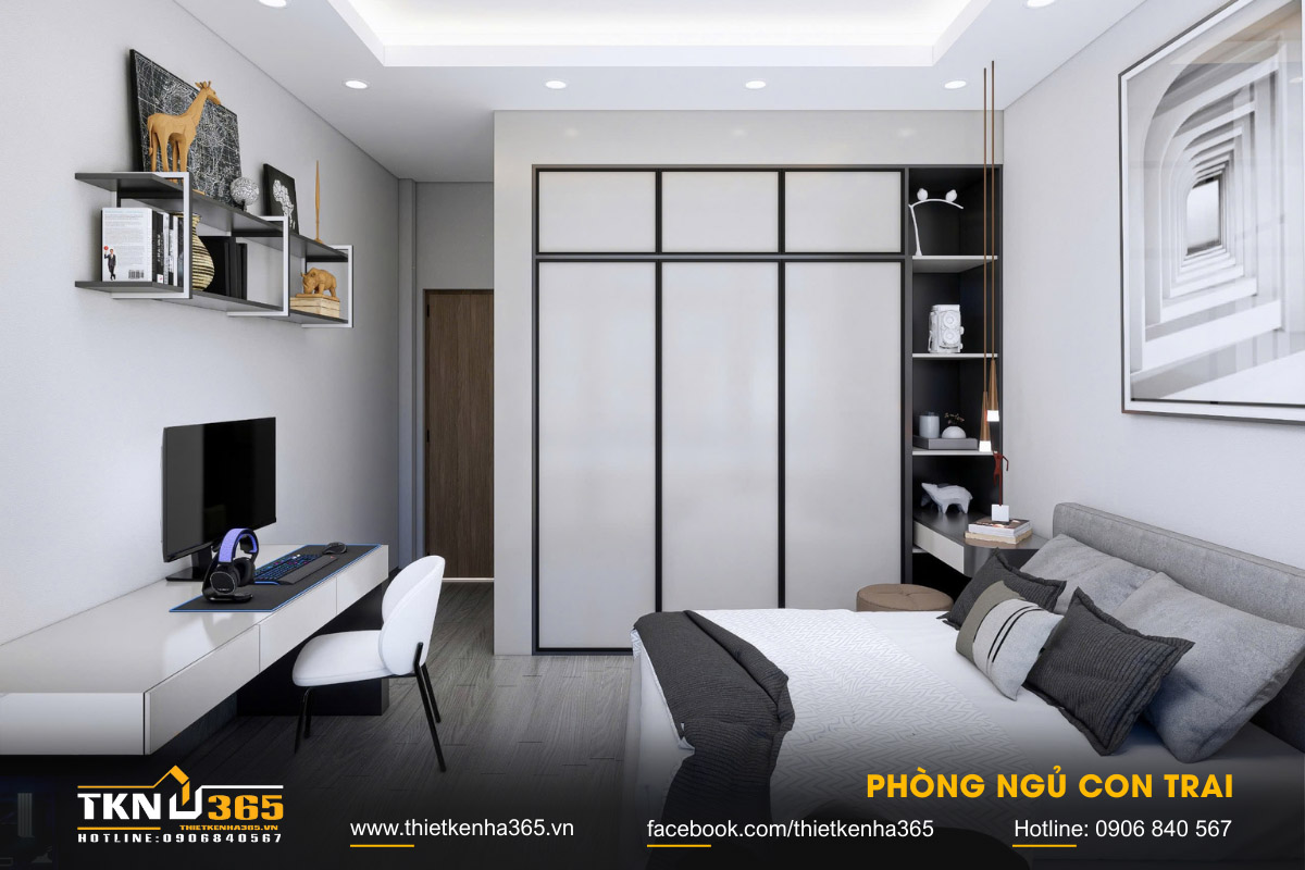 Phòng ngủ tối giản