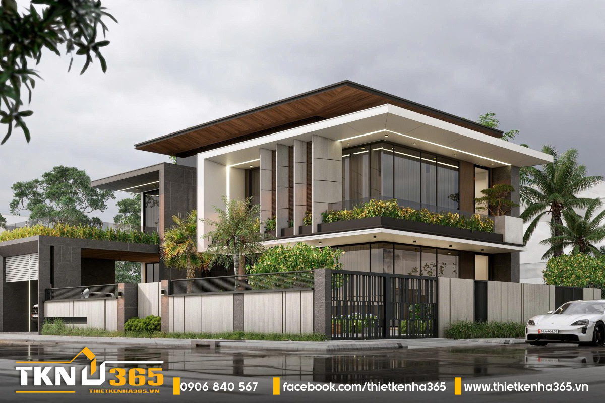 BIệt thự kh&ocirc;ng gian mở sang trọng đ&oacute;n &aacute;nh s&aacute;ng tự nhi&ecirc;n