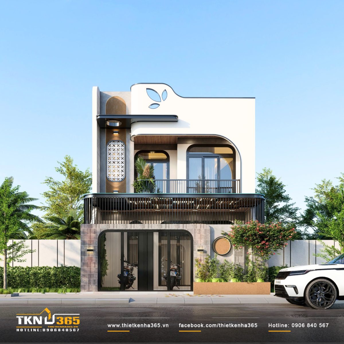 Mẫu nhà 1 trệt 1 lầu 1