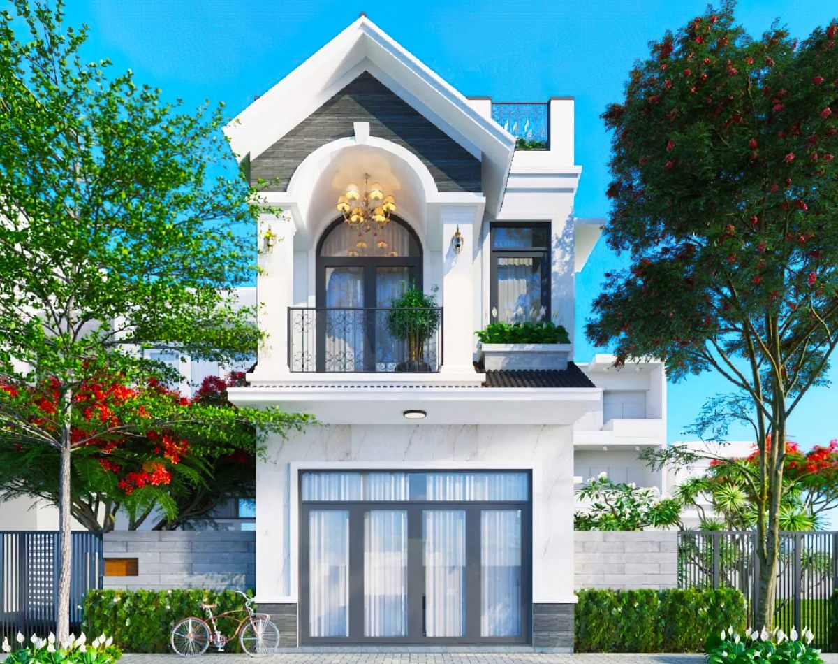 Mẫu nhà 1 trệt 1 lầu 3