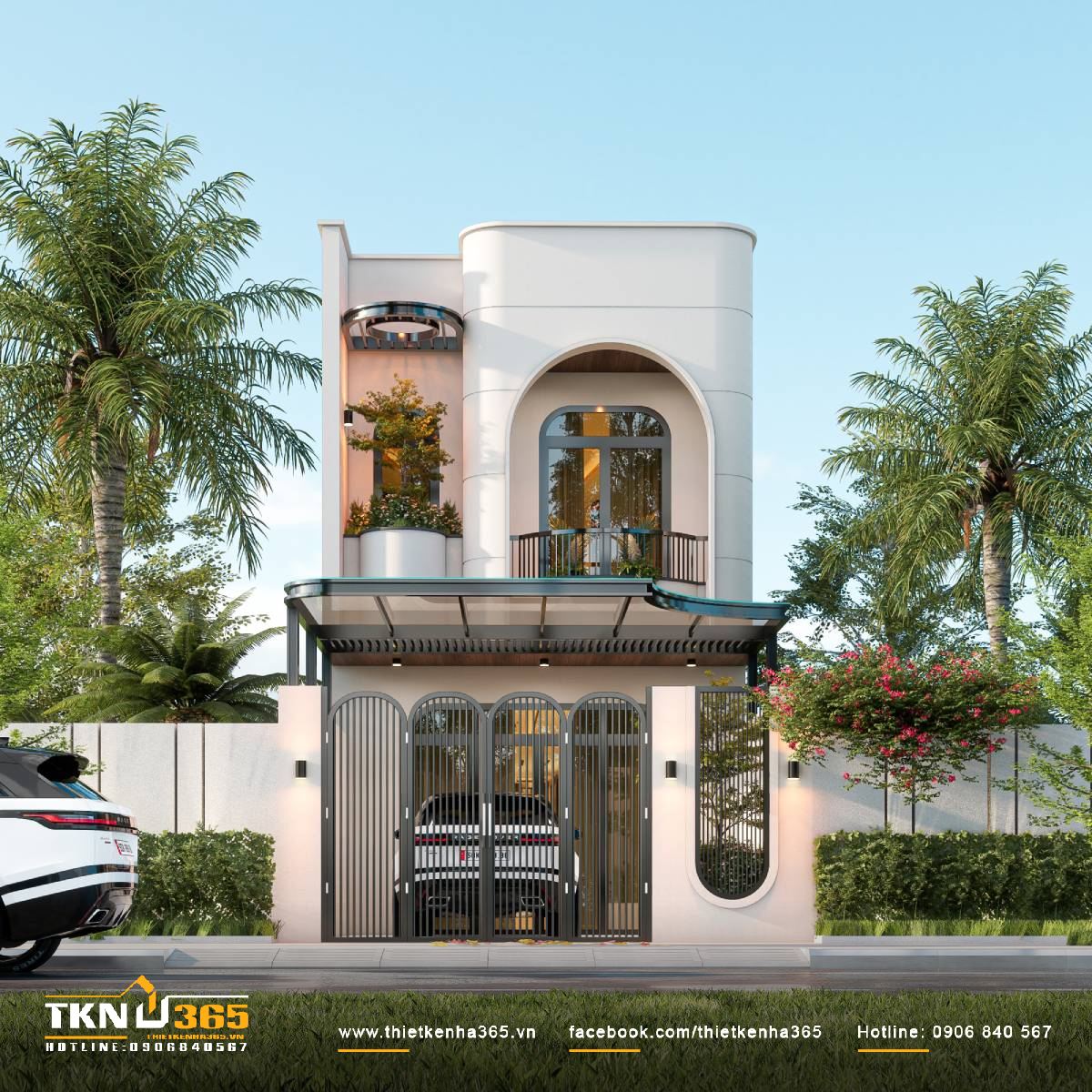 Mẫu nhà 1 trệt 1 lầu 8