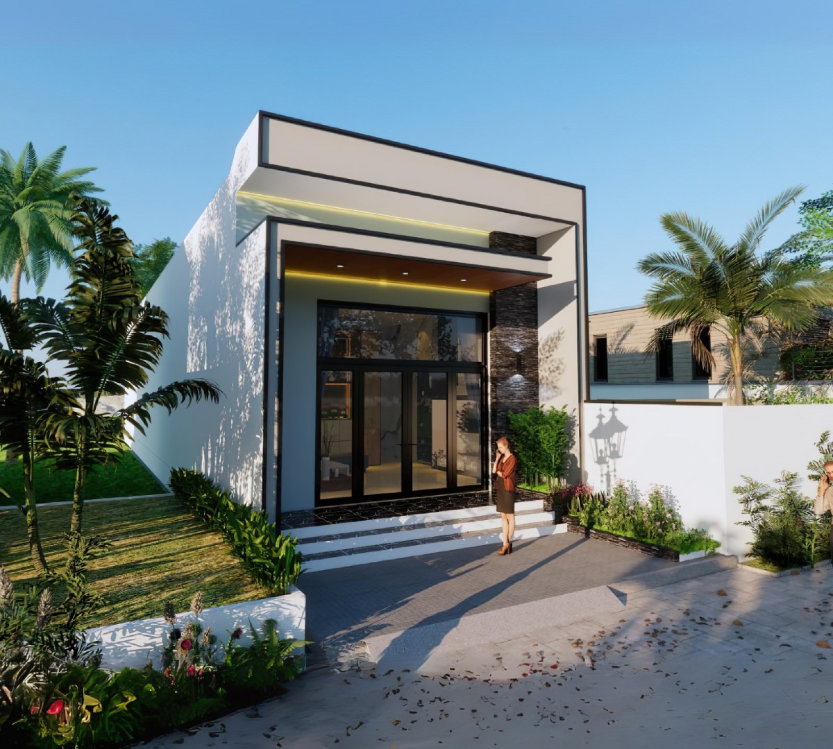 mẫu nhà mặt tiền 6m 2