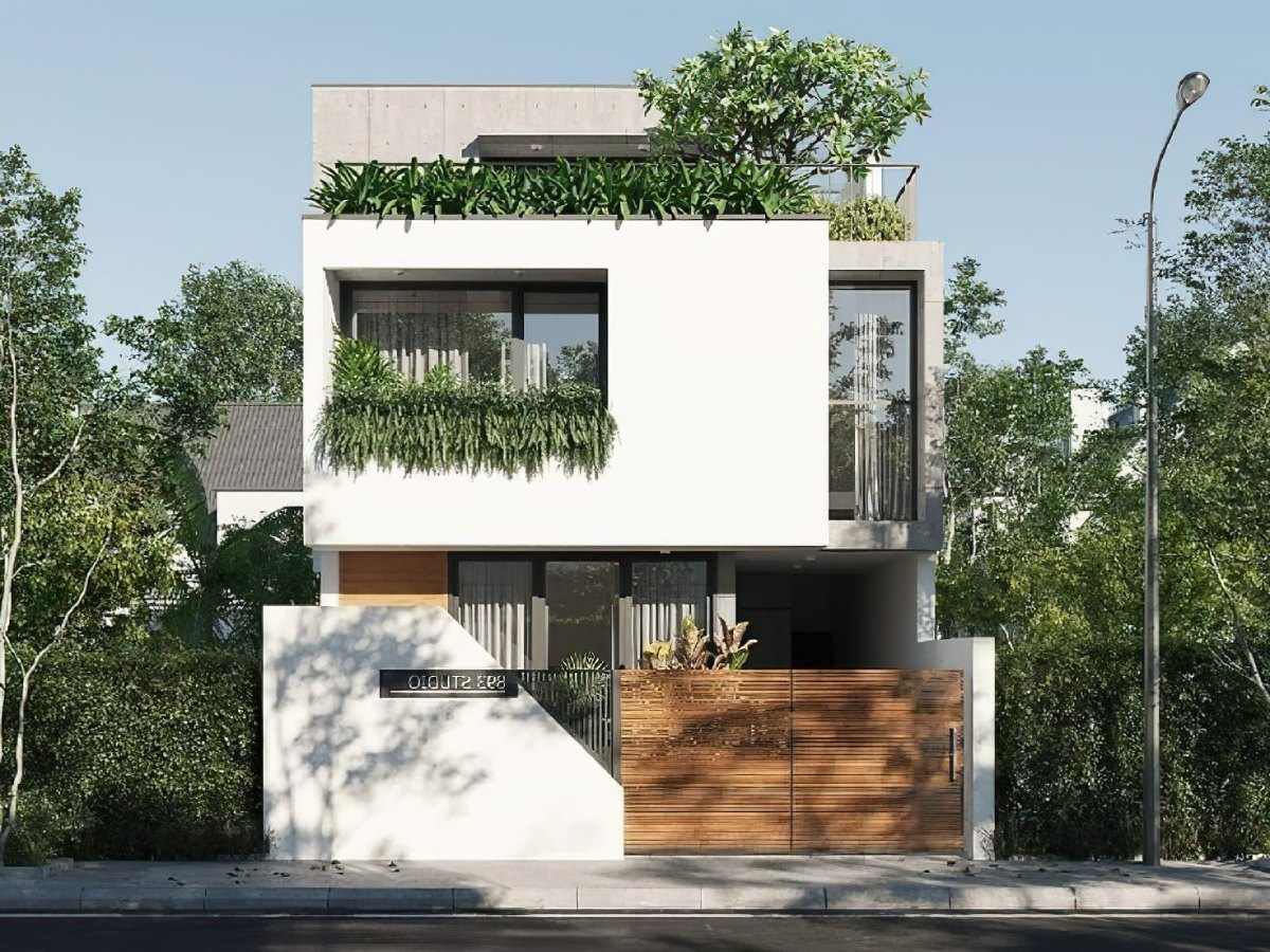 mẫu nhà ống 2 tầng 10