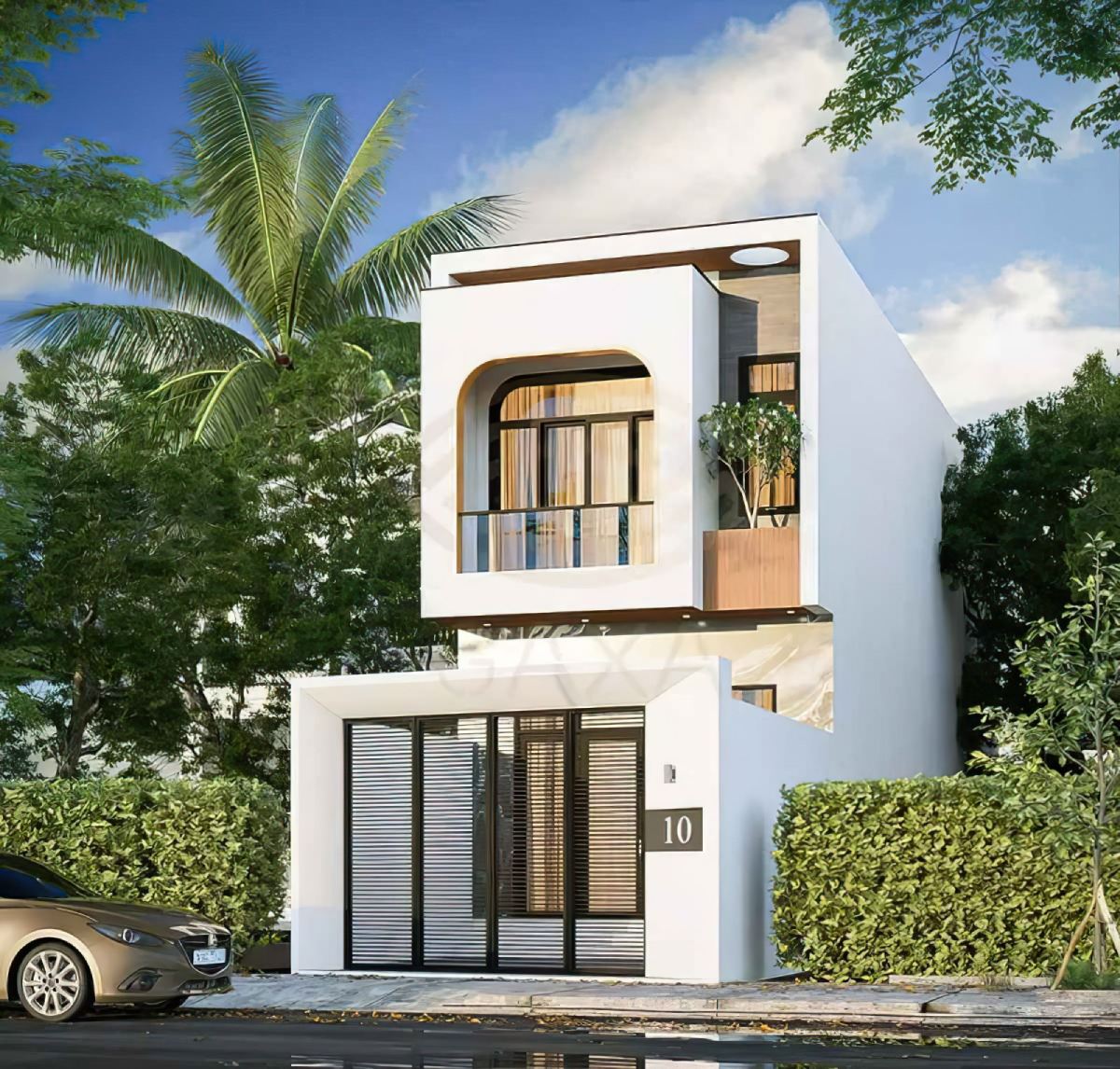 mẫu nhà ống 2 tầng 15