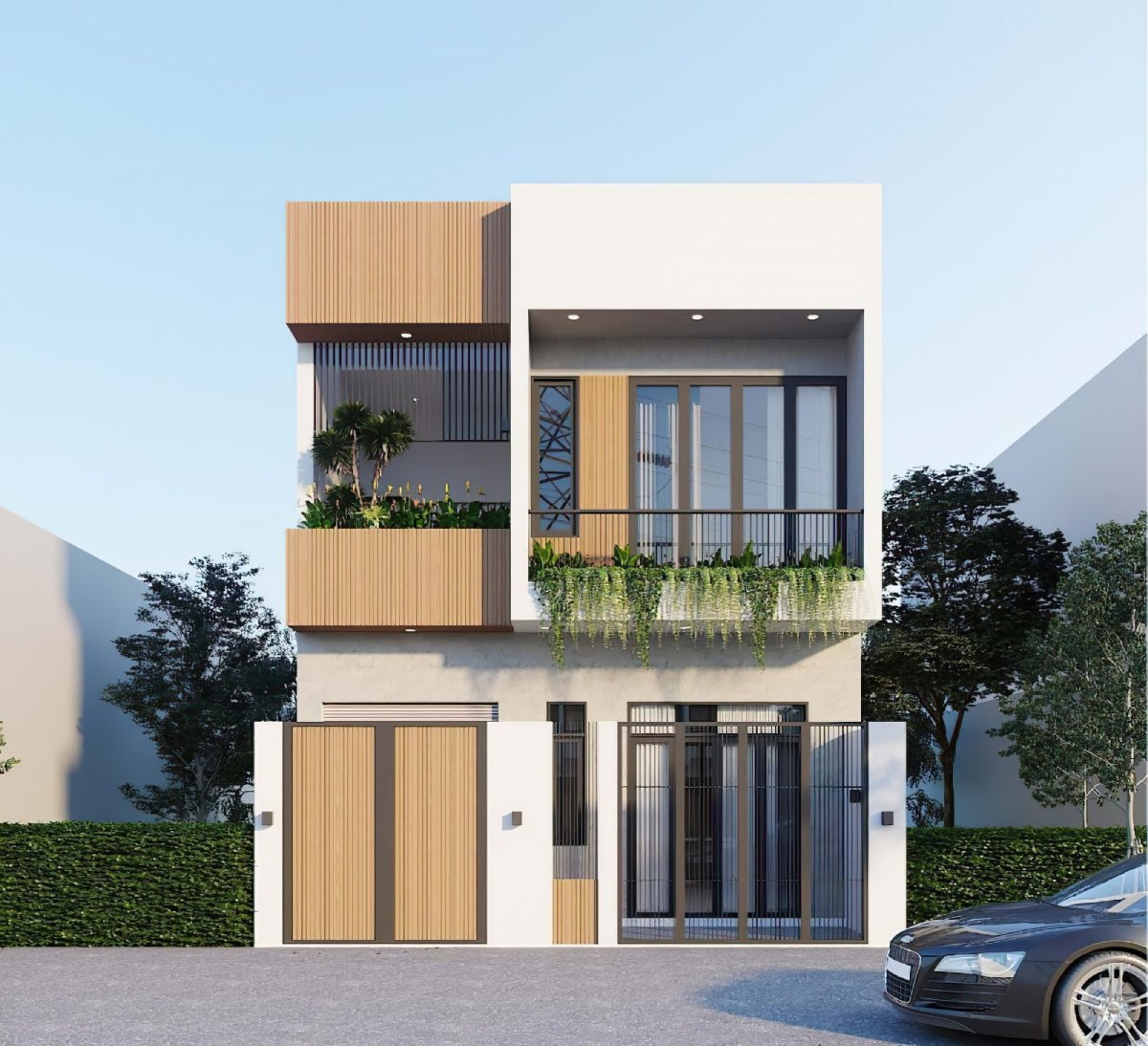 mẫu nhà ống 2 tầng 18