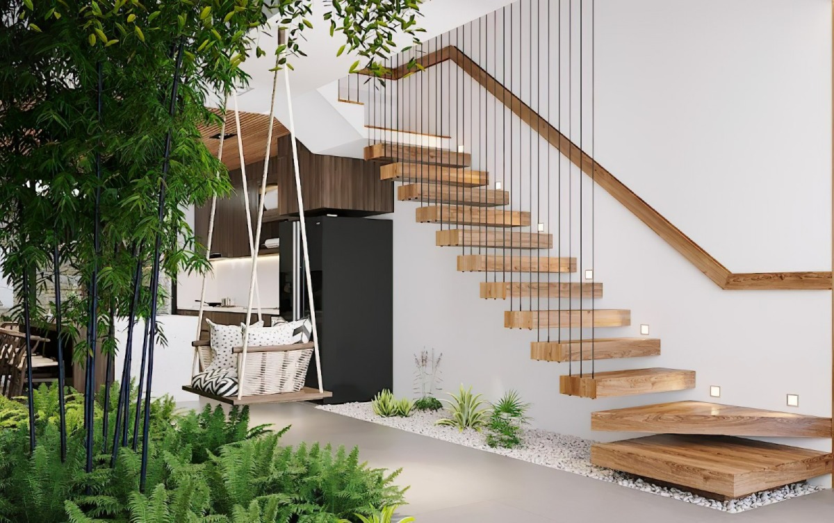 Mẫu thiết kế nhà lệch tầng 13