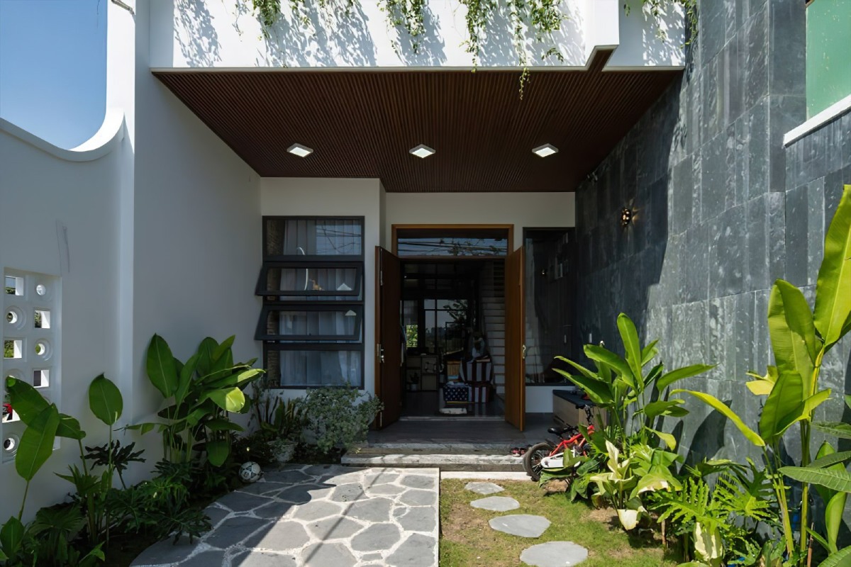 Mẫu thiết kế nhà lệch tầng 5