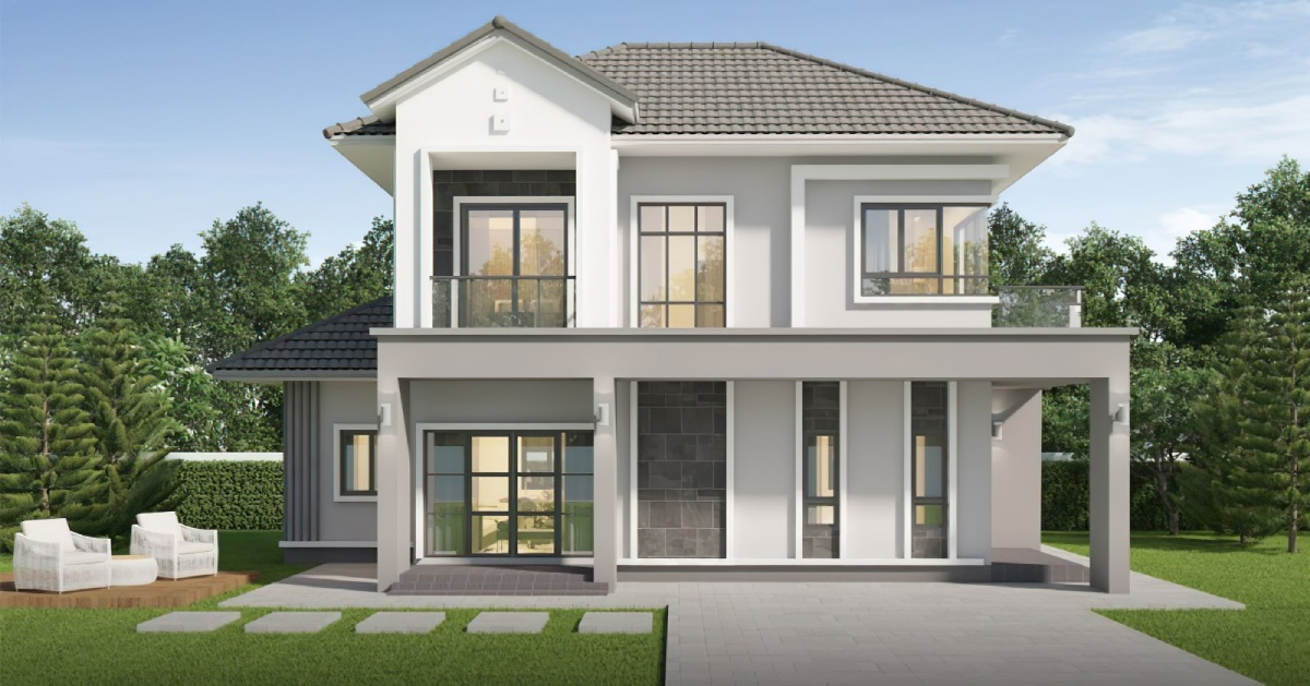 thiết kế nhà mái nhật 2 tầng 14