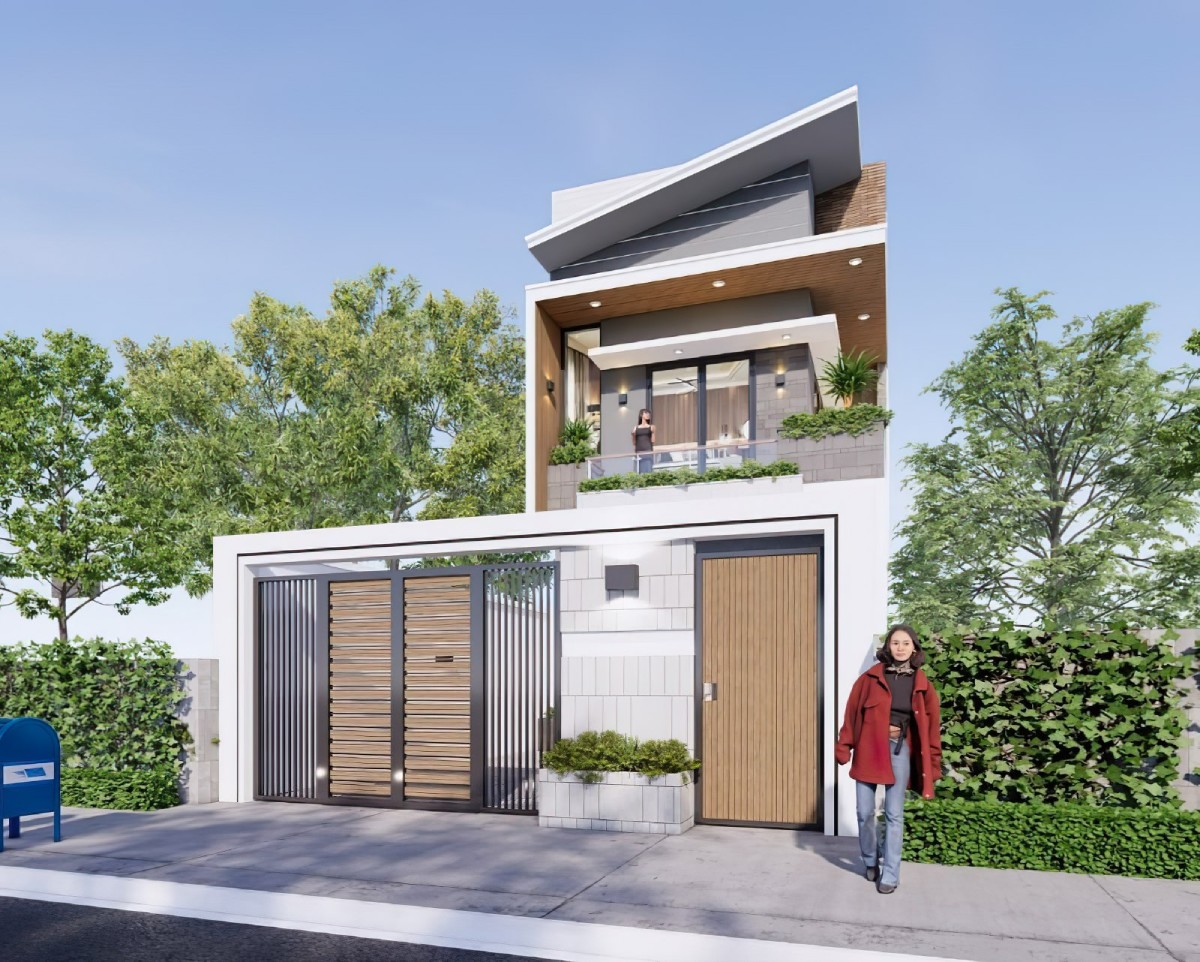 nhà ống 2 tầng 5x20m 11