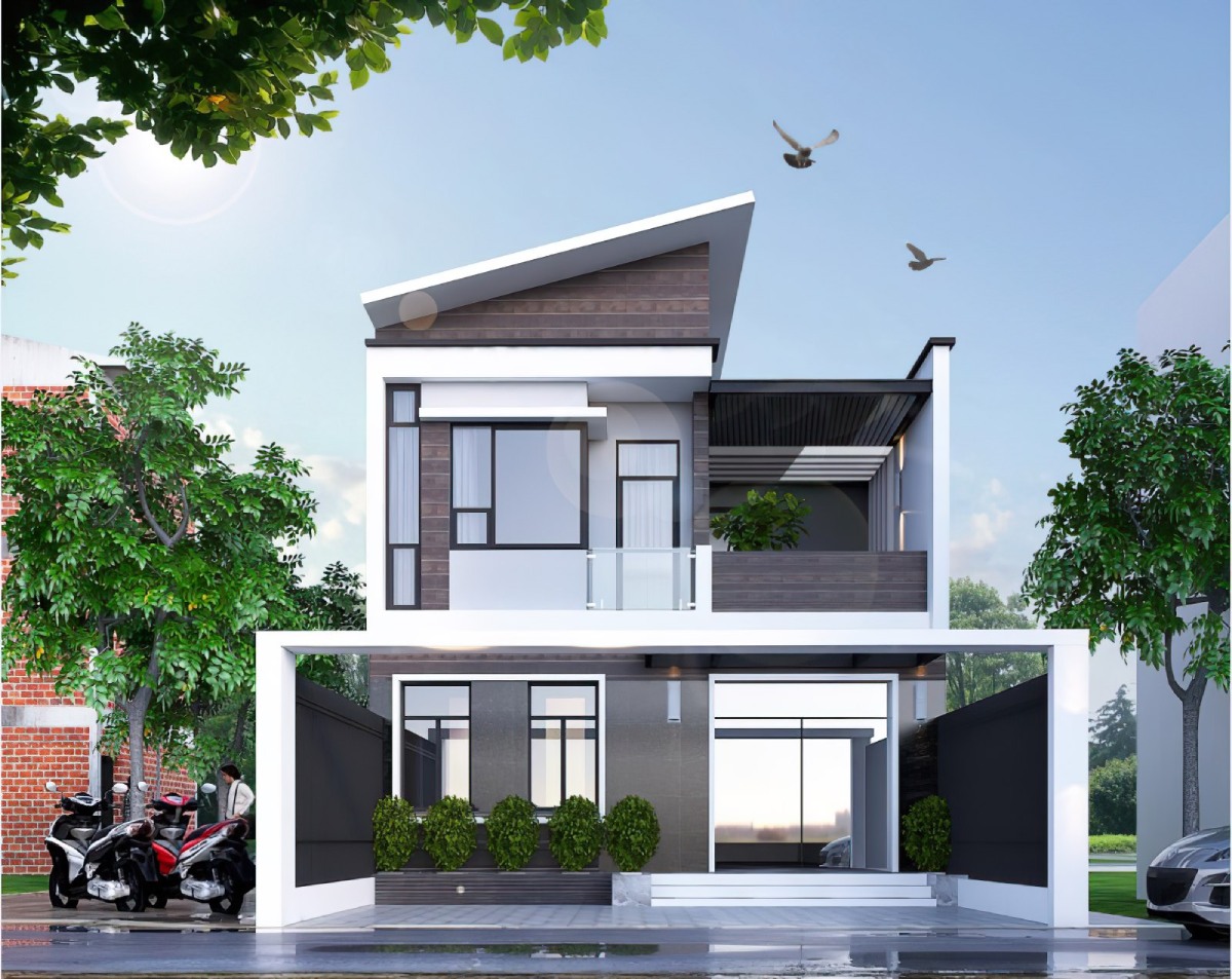 nhà ống 2 tầng 5x20m 13