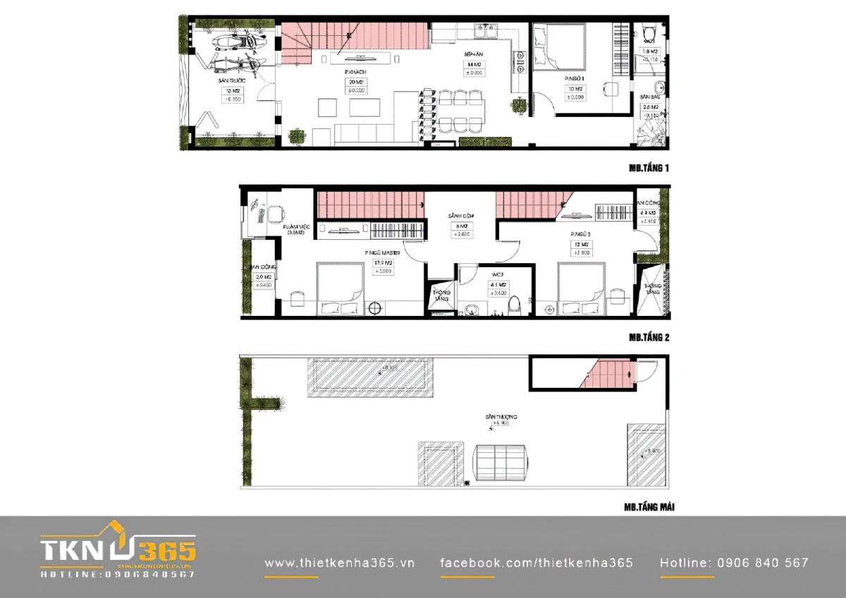 nhà ống 2 tầng 5x20m 15