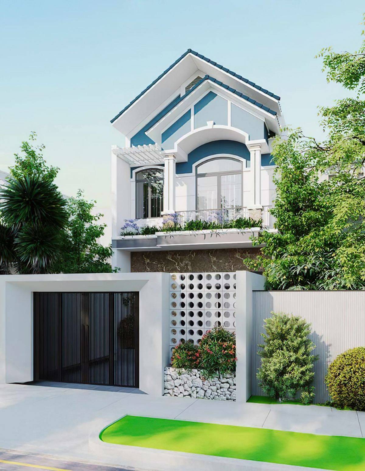 nhà ống 2 tầng 5x20m 6