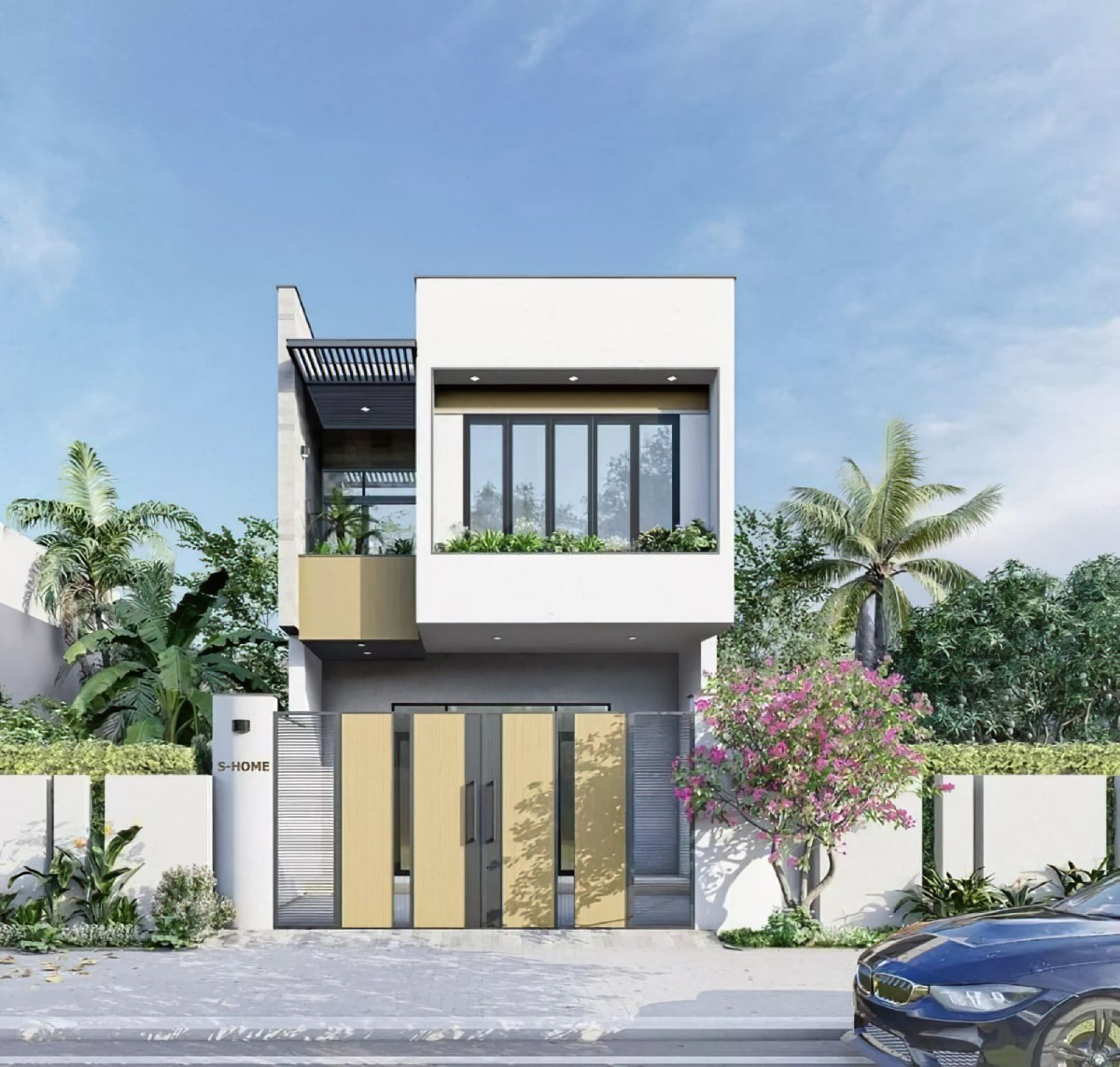 nhà ống 2 tầng 5x20m 8