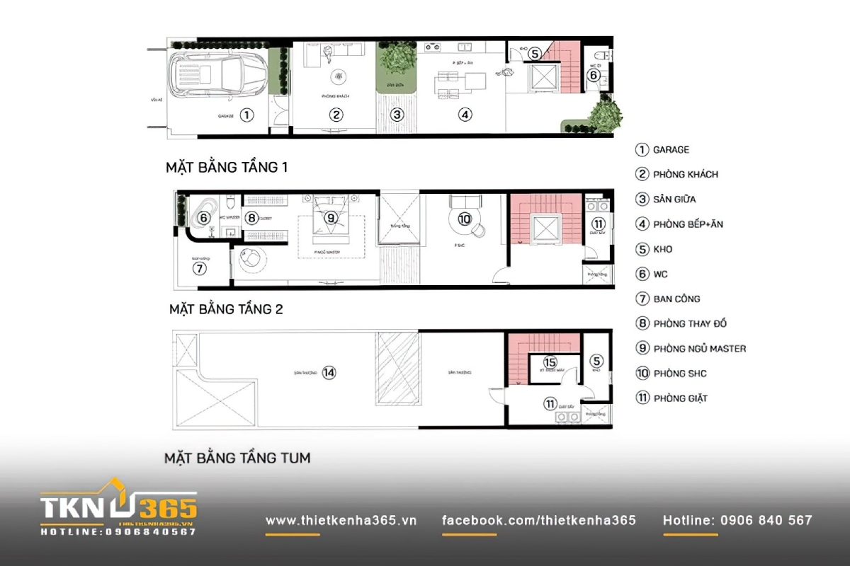 nhà ống 2 tầng 5x20m 9