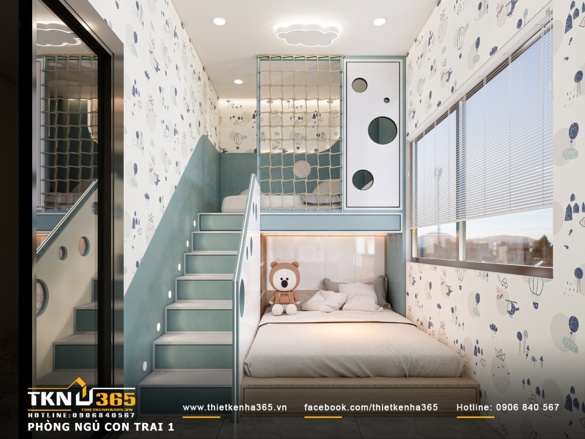 20+ Mẫu thiết kế nhà ngang 6m dài 20m đẹp hiện đại, độc đáo 14 Thiết kế nhà ngang 6m dài 20m 14