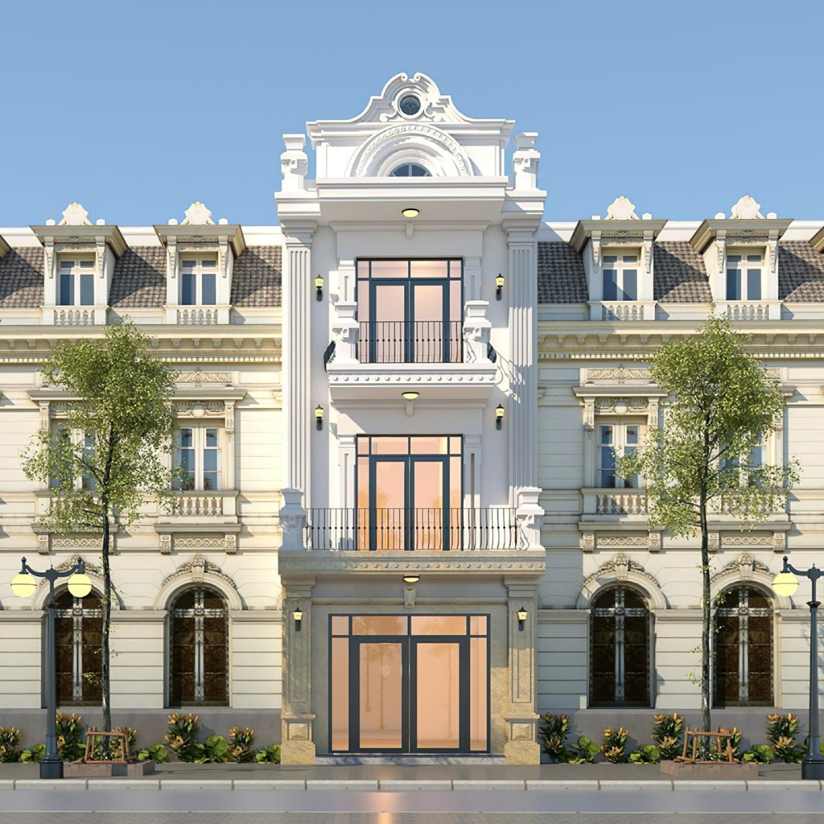 20+ Mẫu thiết kế nhà ngang 6m dài 20m đẹp hiện đại, độc đáo 4 Thiết kế nhà ngang 6m dài 20m 4