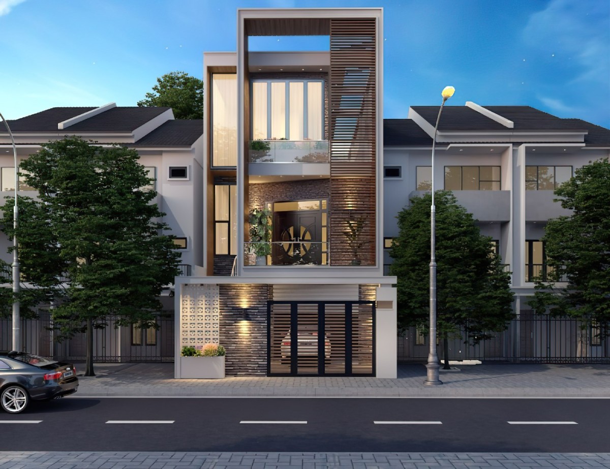 thiết kế nhà ống 70m2 3 tầng 11