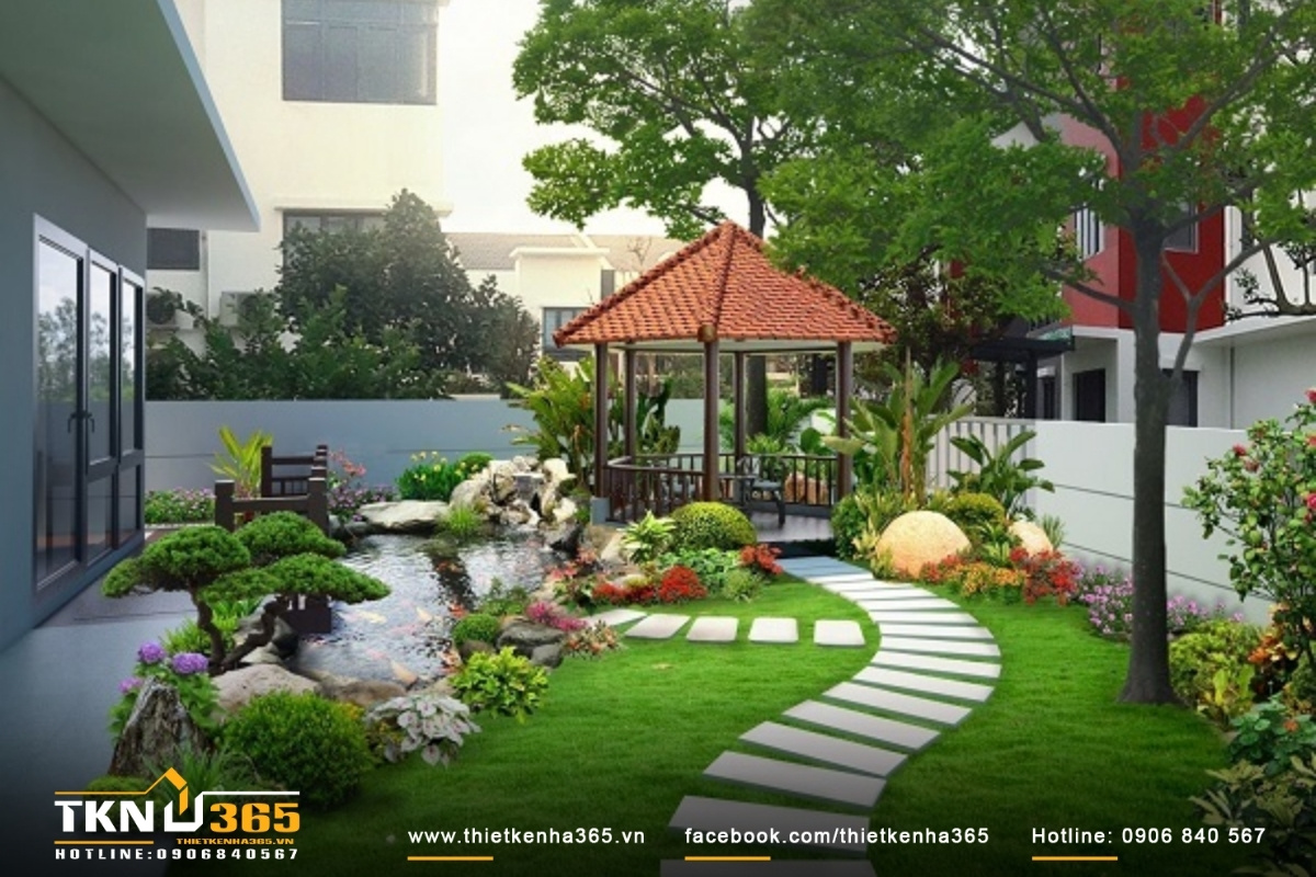 S&acirc;n vườn biệt thự hiện đại