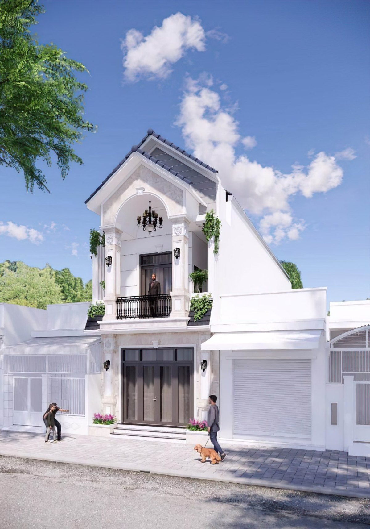 Mẫu nhà 2 tầng 70m2 3