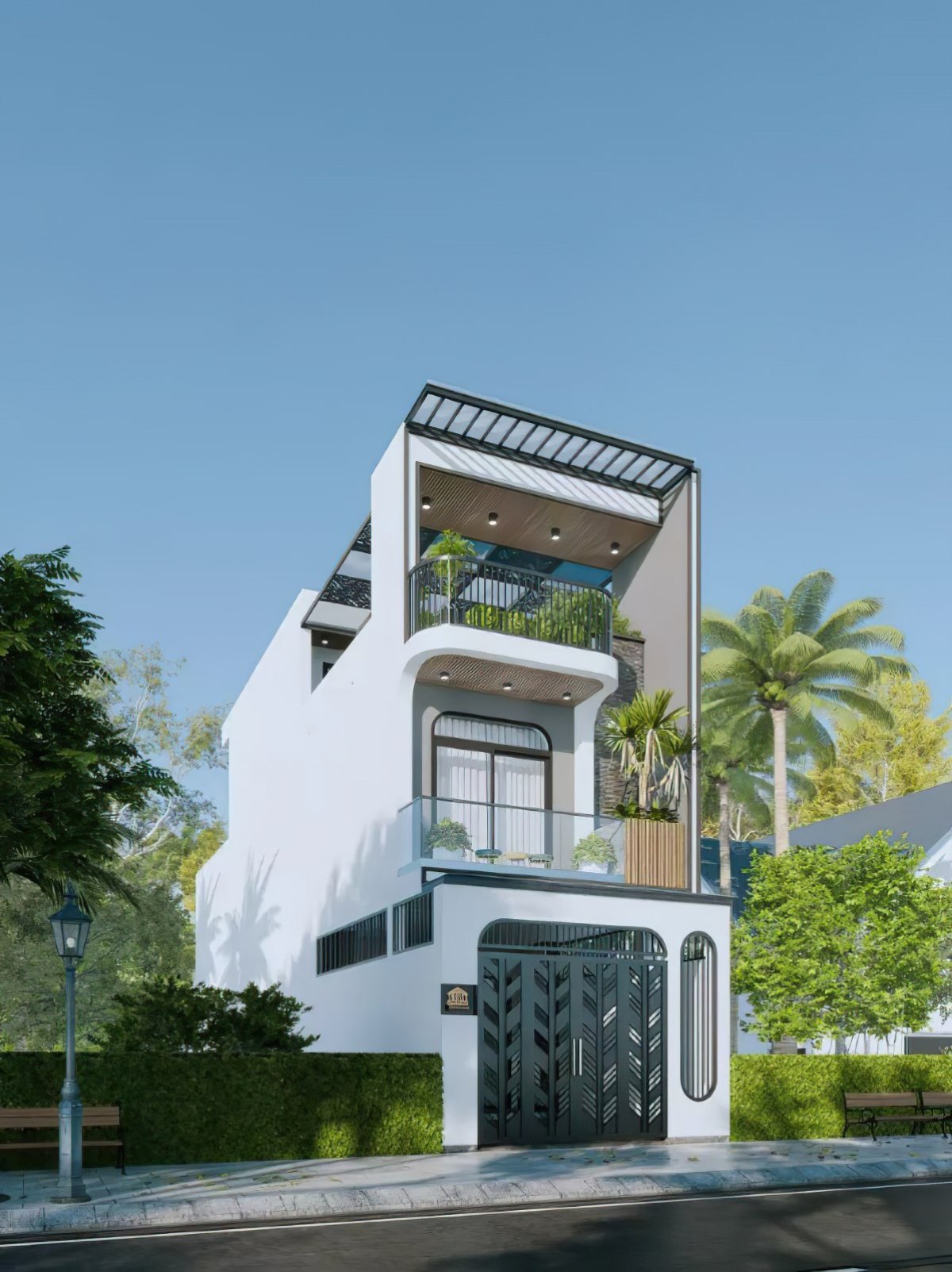 Mẫu nhà 2 tầng 70m2 4