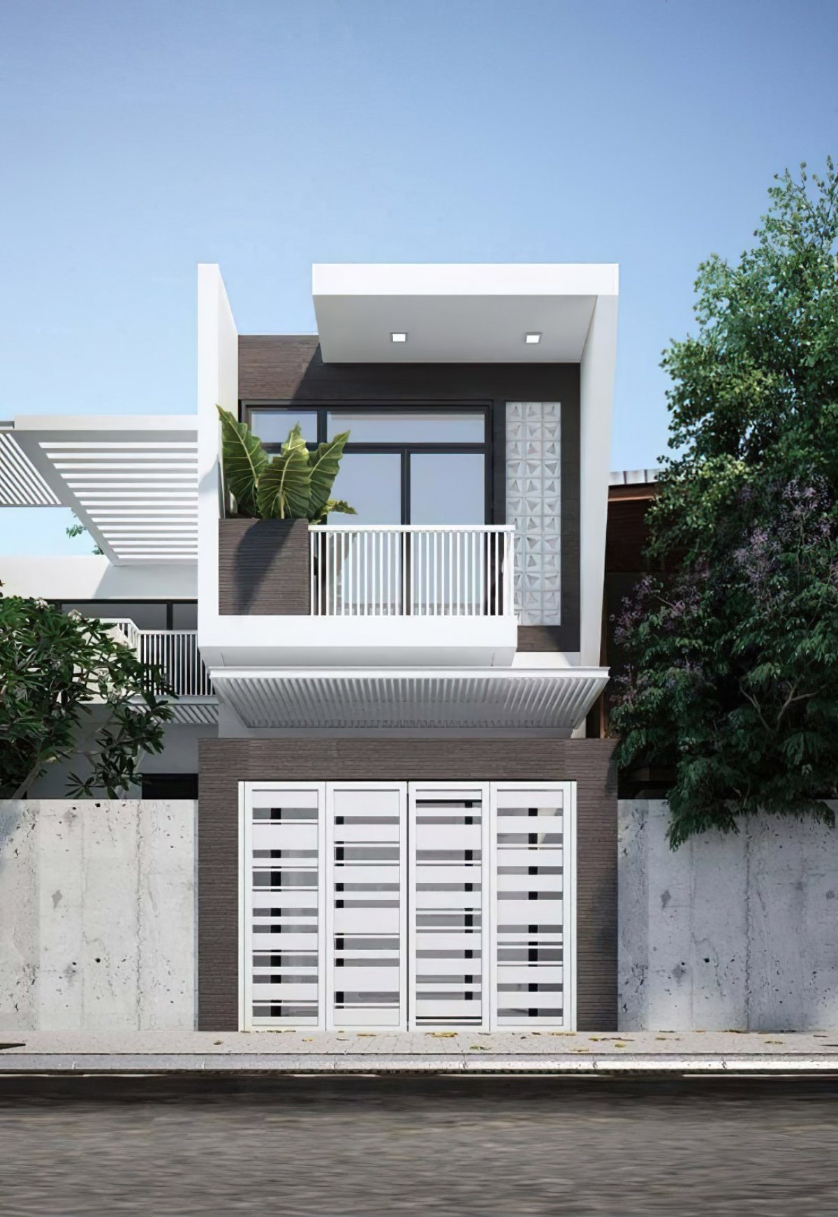 Mẫu nhà 2 tầng 70m2 9